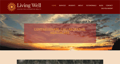 Desktop Screenshot of livingwellvt.com